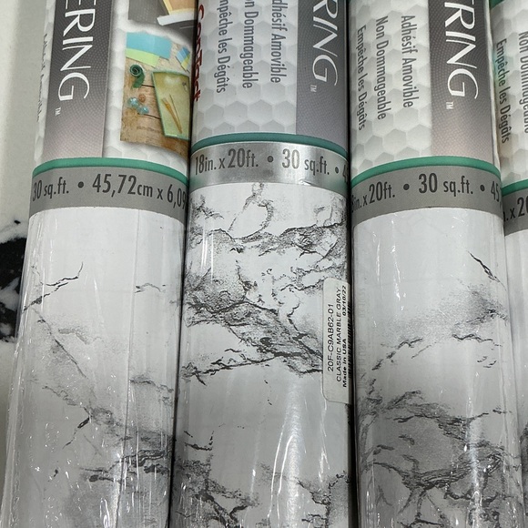 Creative Covering Marble Gray Shelf Liner - Picture 2 of 4